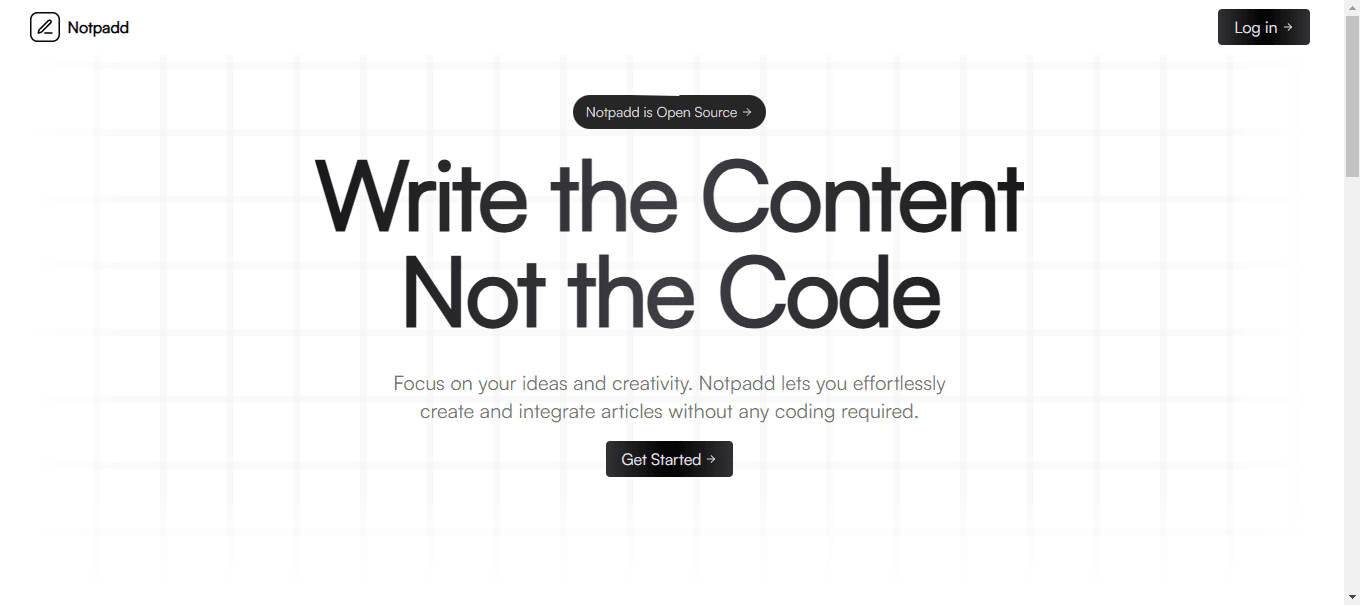 Screenshot of CMS for your Blogs